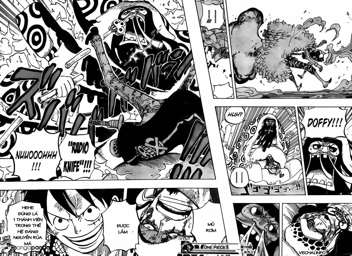 Đọc truyện One Piece chap 759 tiếng việt online