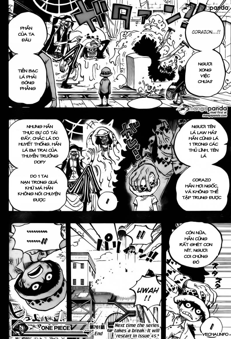 Đọc truyện One Piece chap 761 tiếng việt online