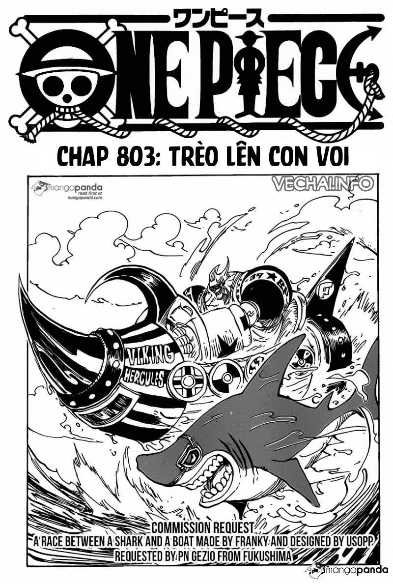 Đọc truyện One Piece chap 803 tiếng việt online